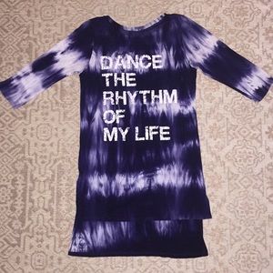 ✌🏽 Tie Dye long shirt 3/4 sleeve or short dress